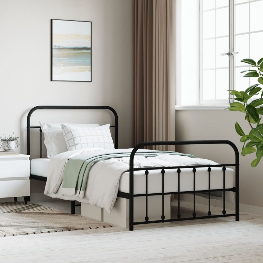 Metal Bed Frame Without Mattress