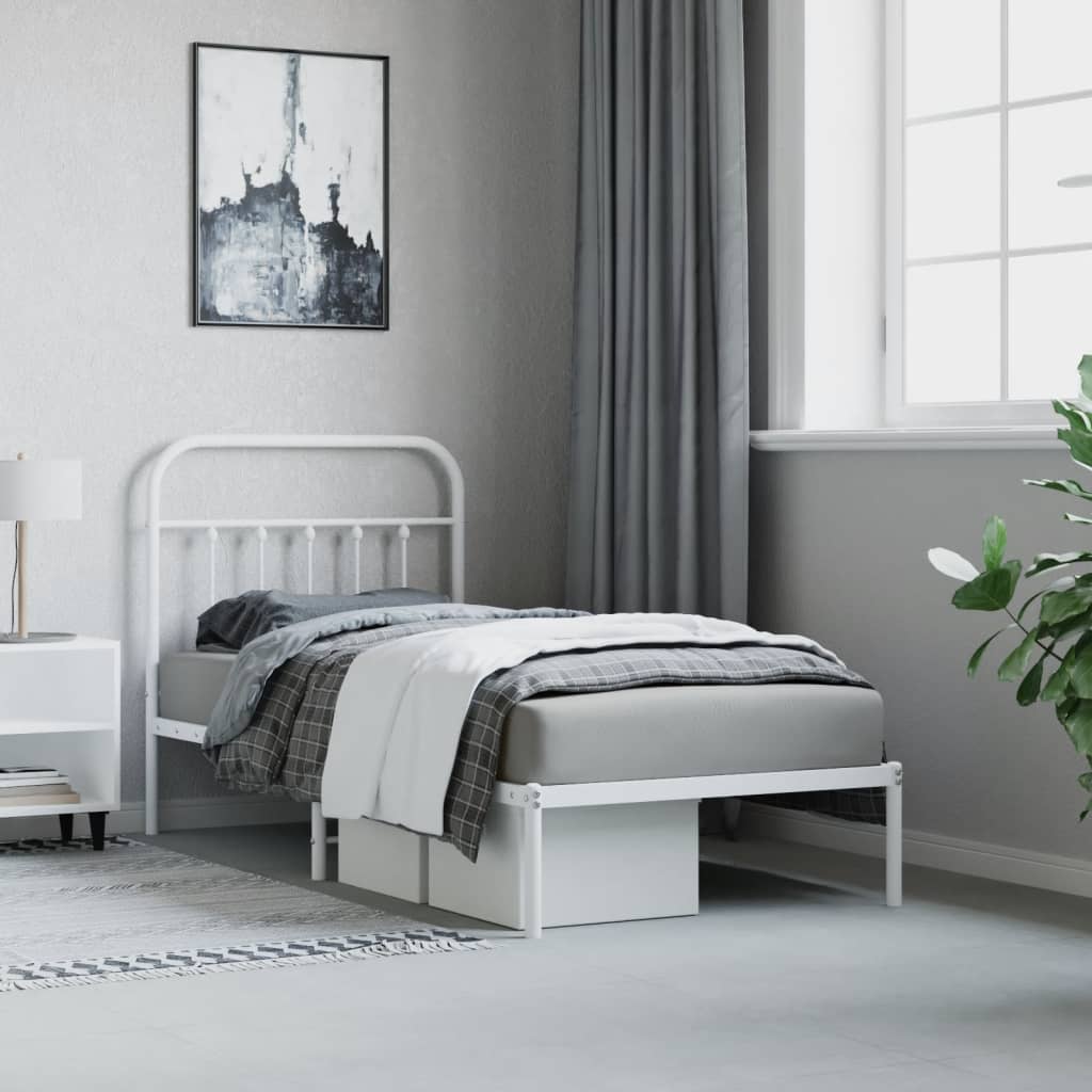 Metal Bed Frame Without Mattress