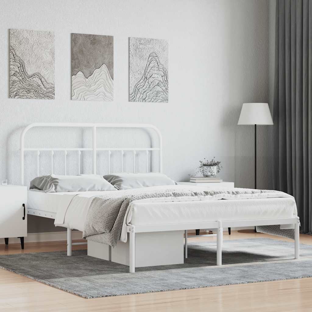 Metal Bed Frame Without Mattress
