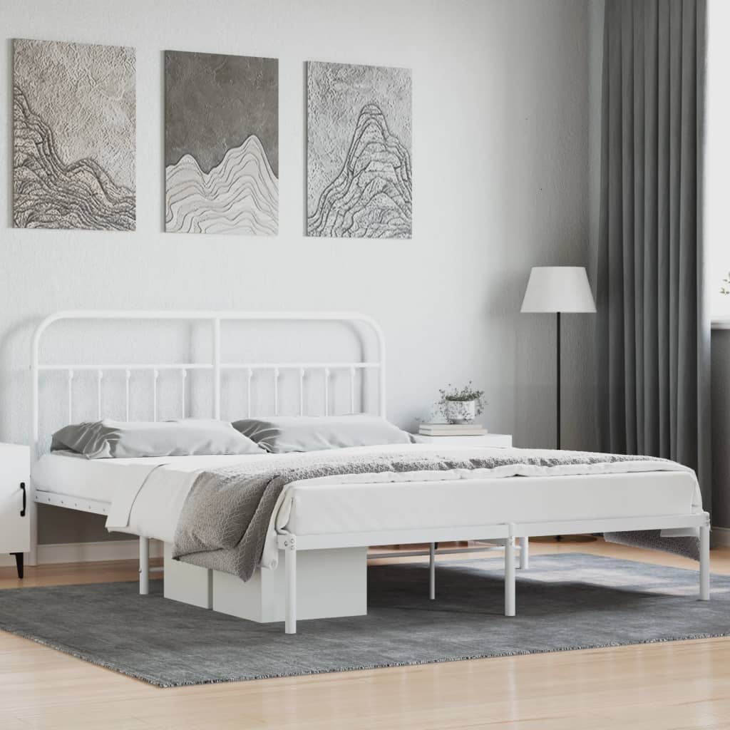 Metal Bed Frame Without Mattress