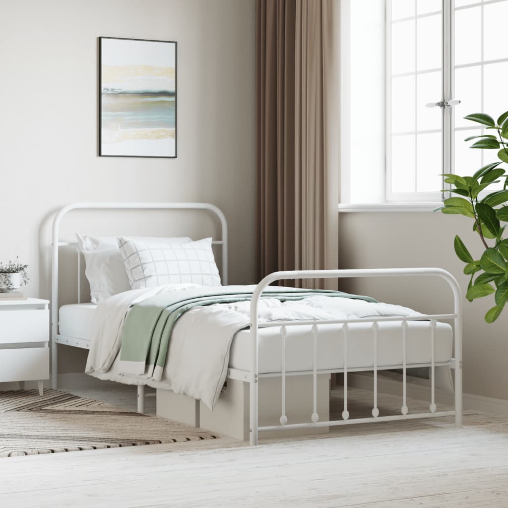 Metal Bed Frame Without Mattress