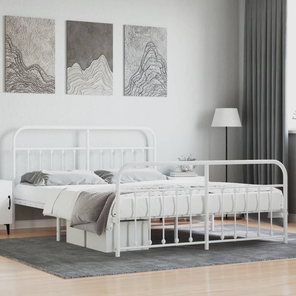Metal Bed Frame Without Mattress