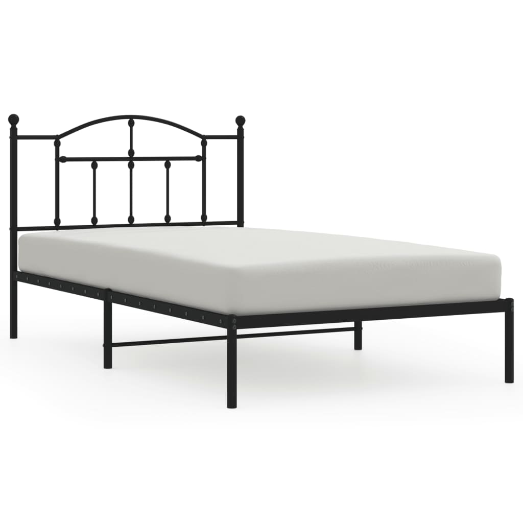 Metal Bed Frame Without Mattress King Single