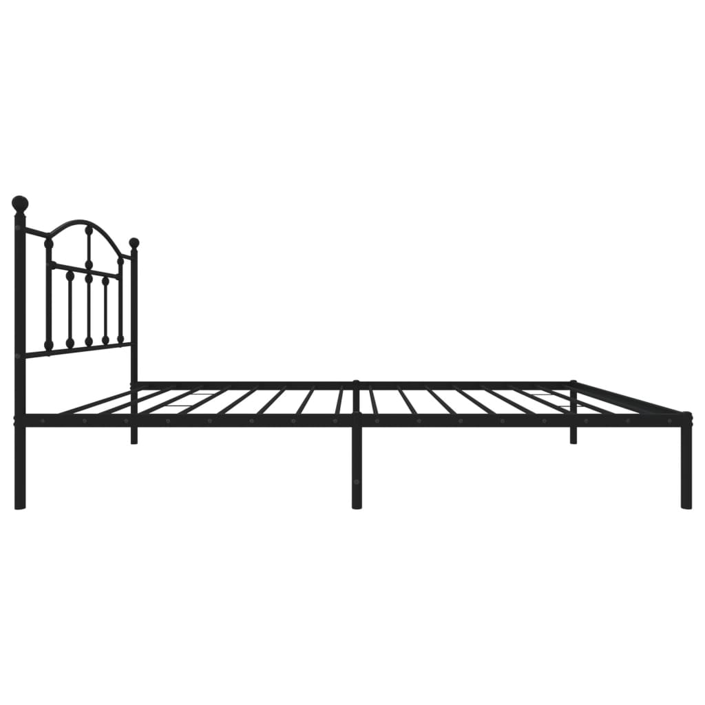 Metal Bed Frame Without Mattress King Single