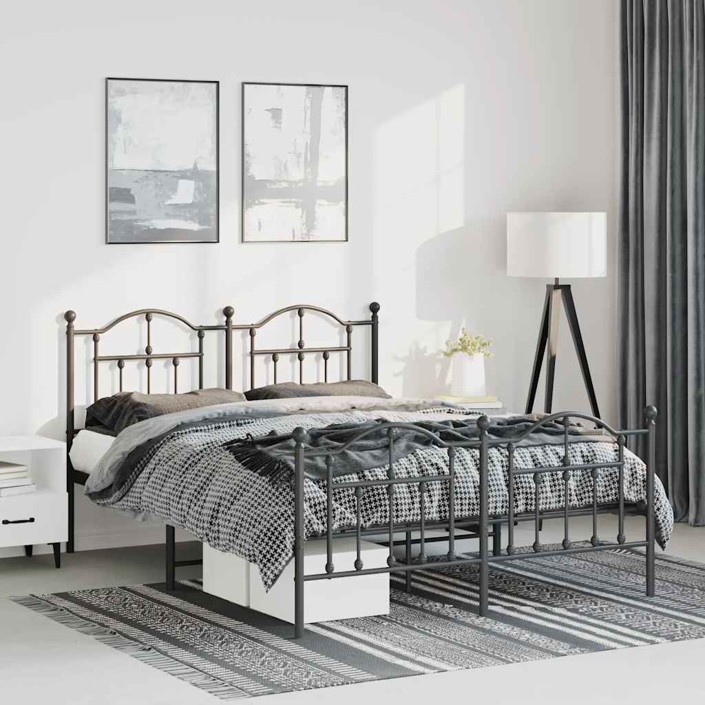 Metal Bed Frame Without Mattress King Single