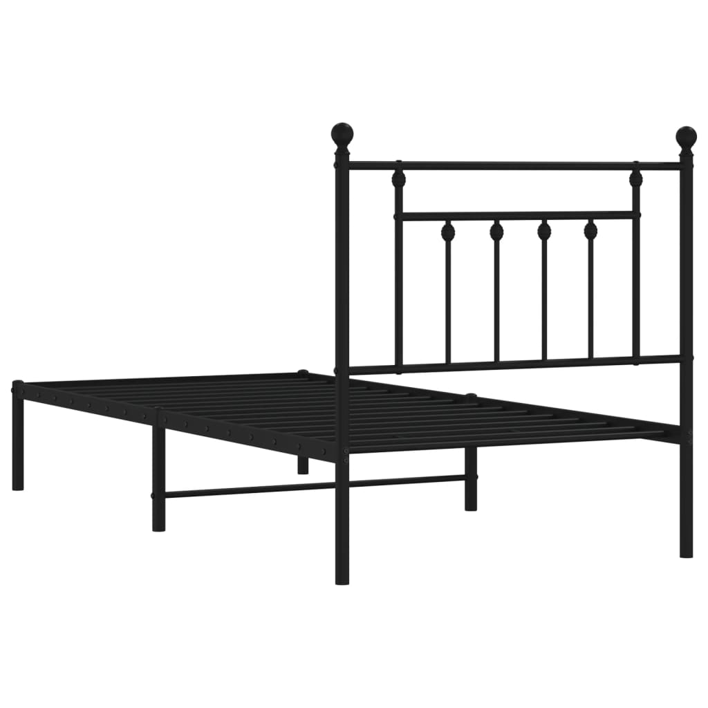 Metal Bed Frame Without Mattress
