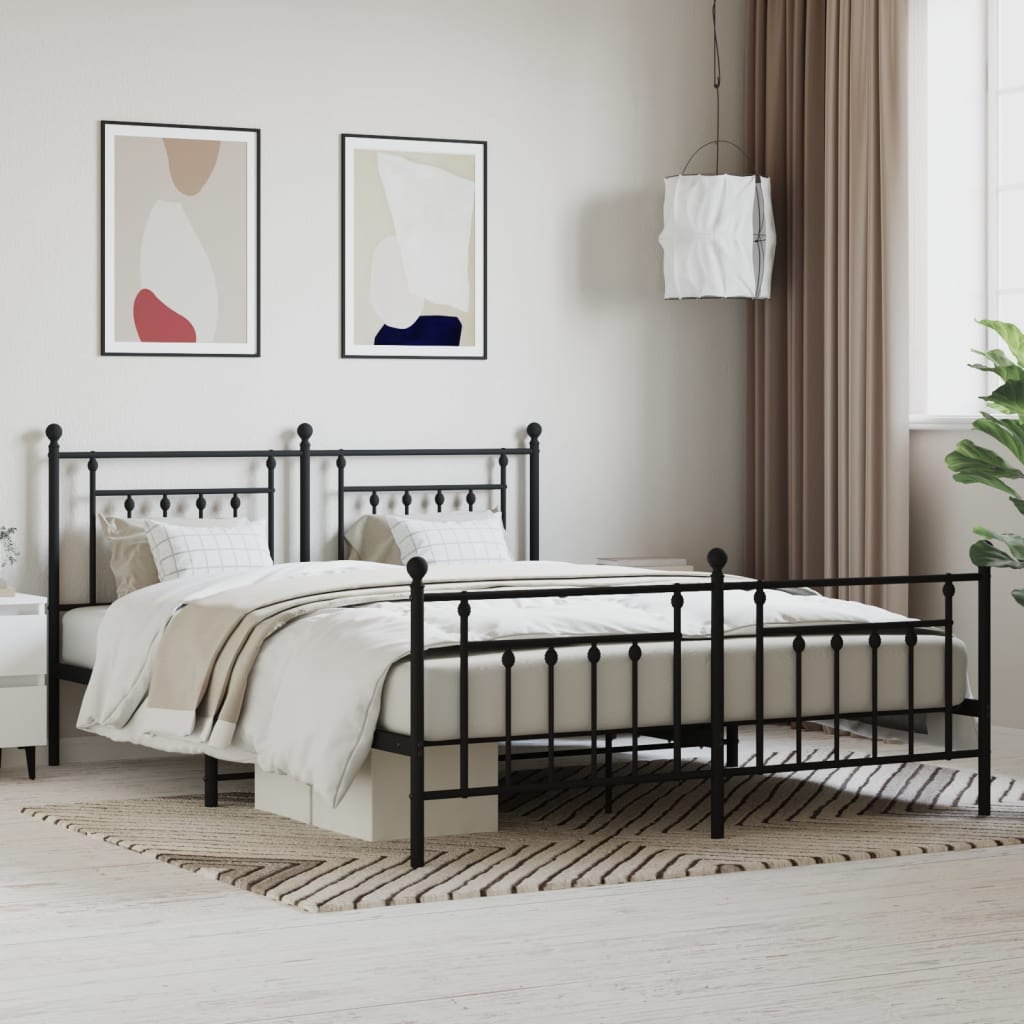 Metal Bed Frame Without Mattress