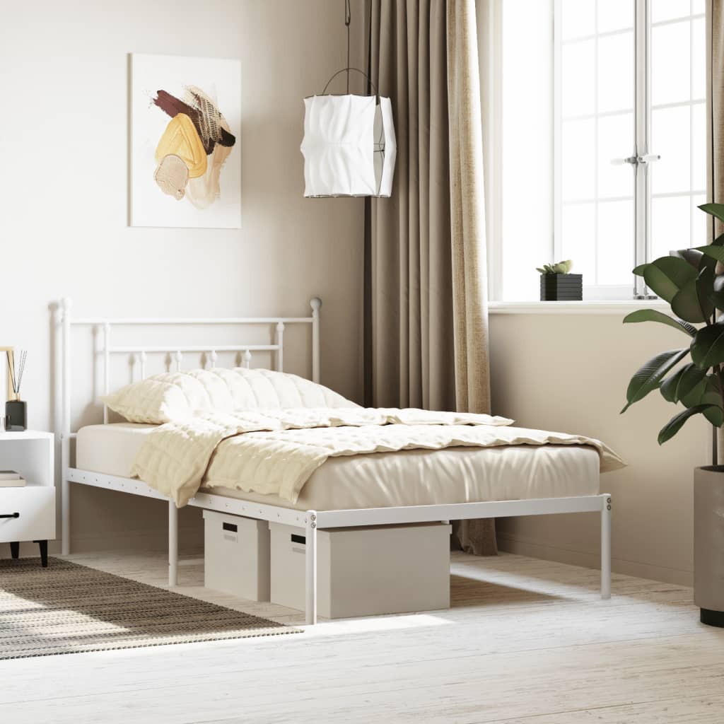 Metal Bed Frame Without Mattress