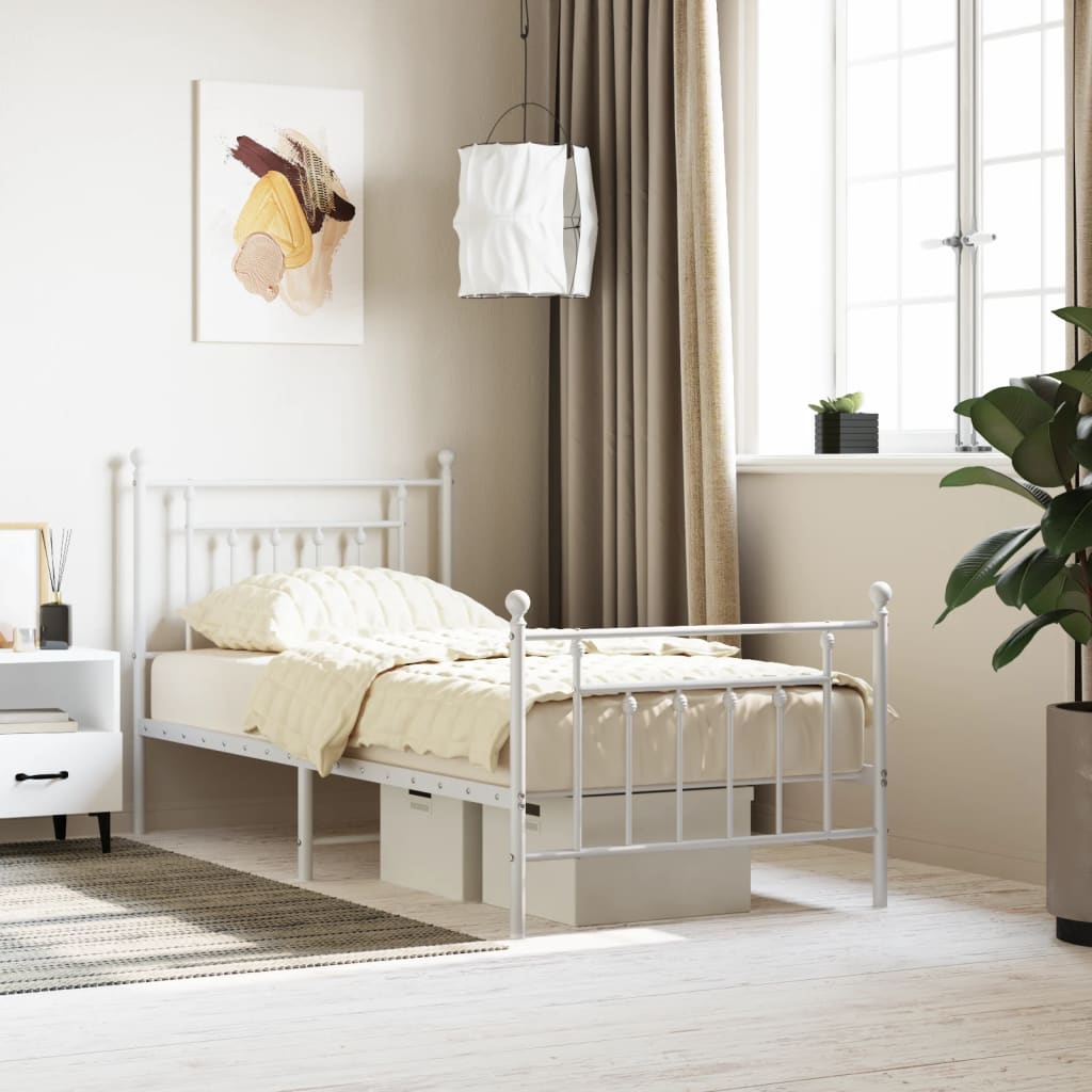 Metal Bed Frame Without Mattress
