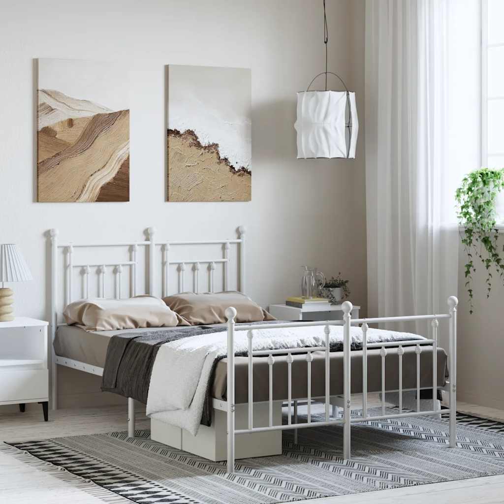 Metal Bed Frame Without Mattress