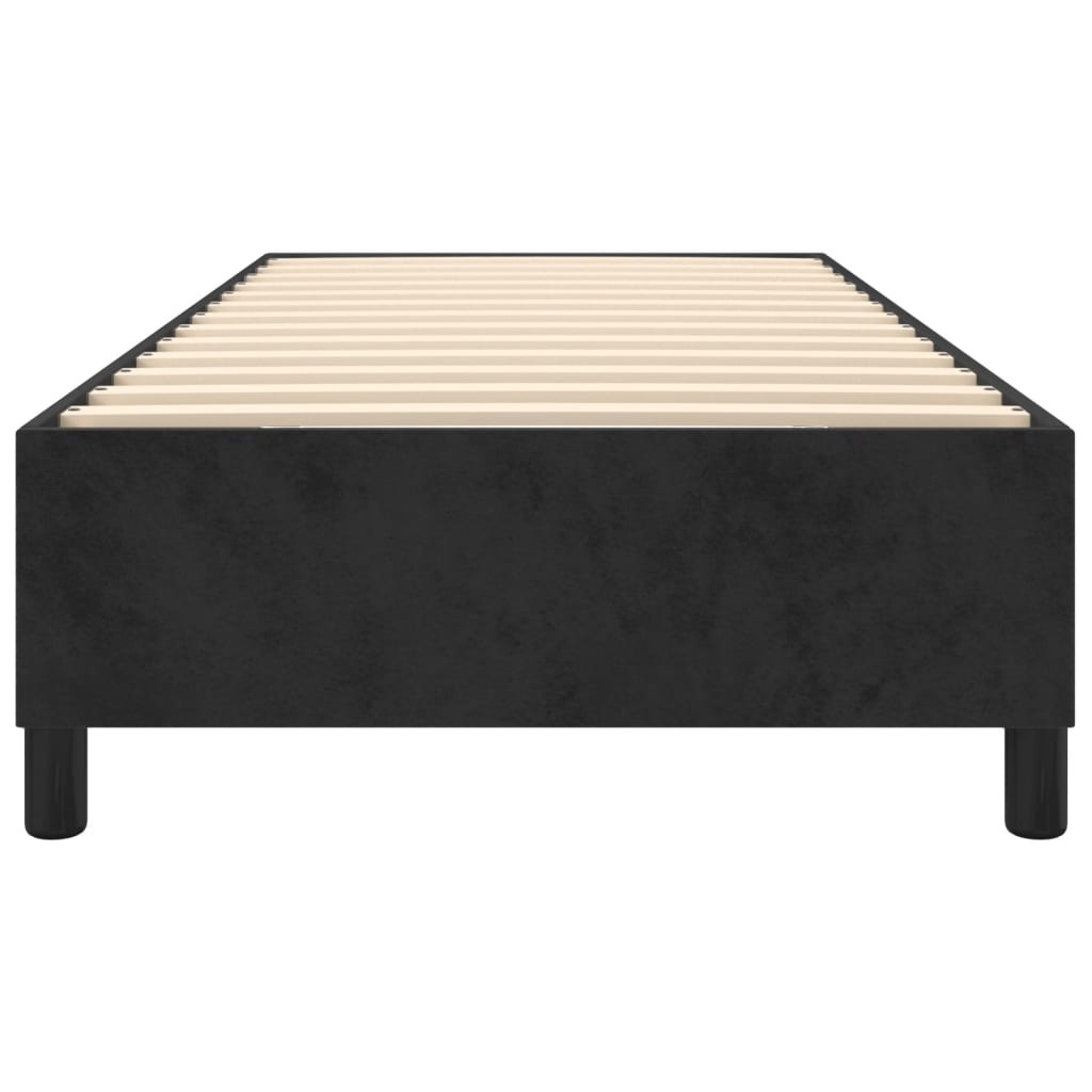 Box Spring Bed Without Mattress Velvet