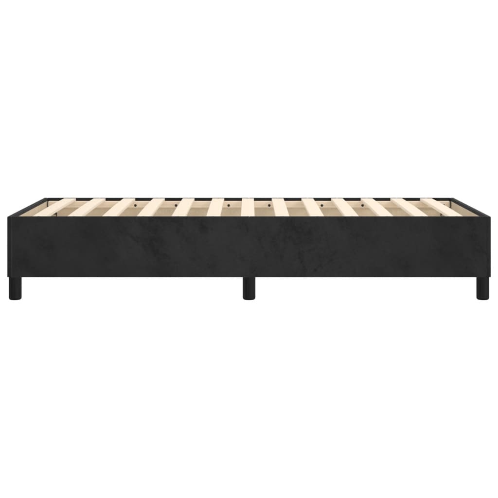 Box Spring Bed Without Mattress Velvet