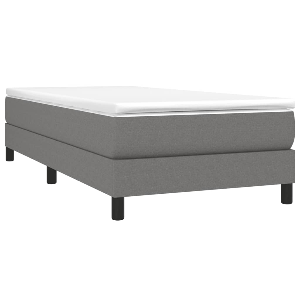 Box Spring Bed With Mattress 100X200 Cm Fabric