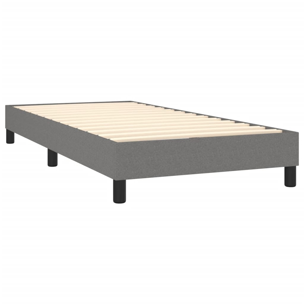 Box Spring Bed With Mattress 100X200 Cm Fabric