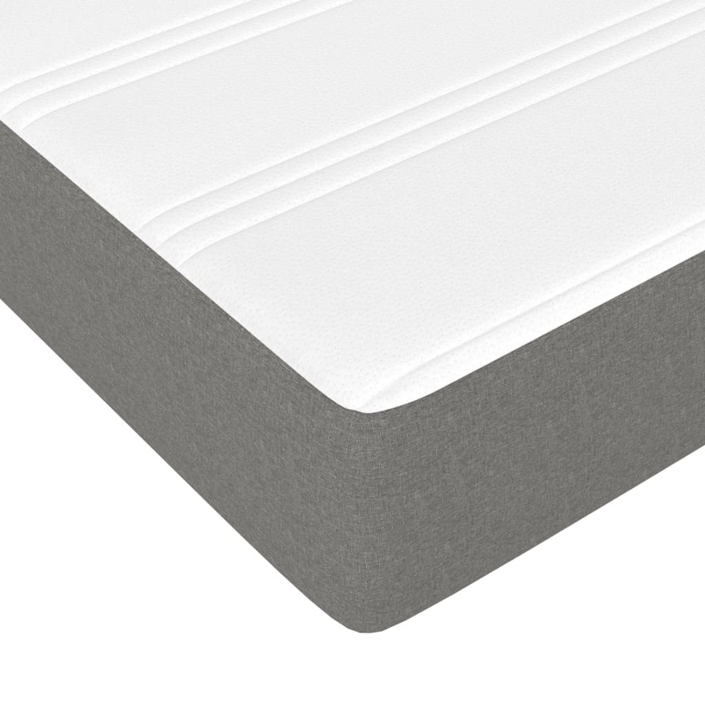 Box Spring Bed With Mattress 100X200 Cm Fabric