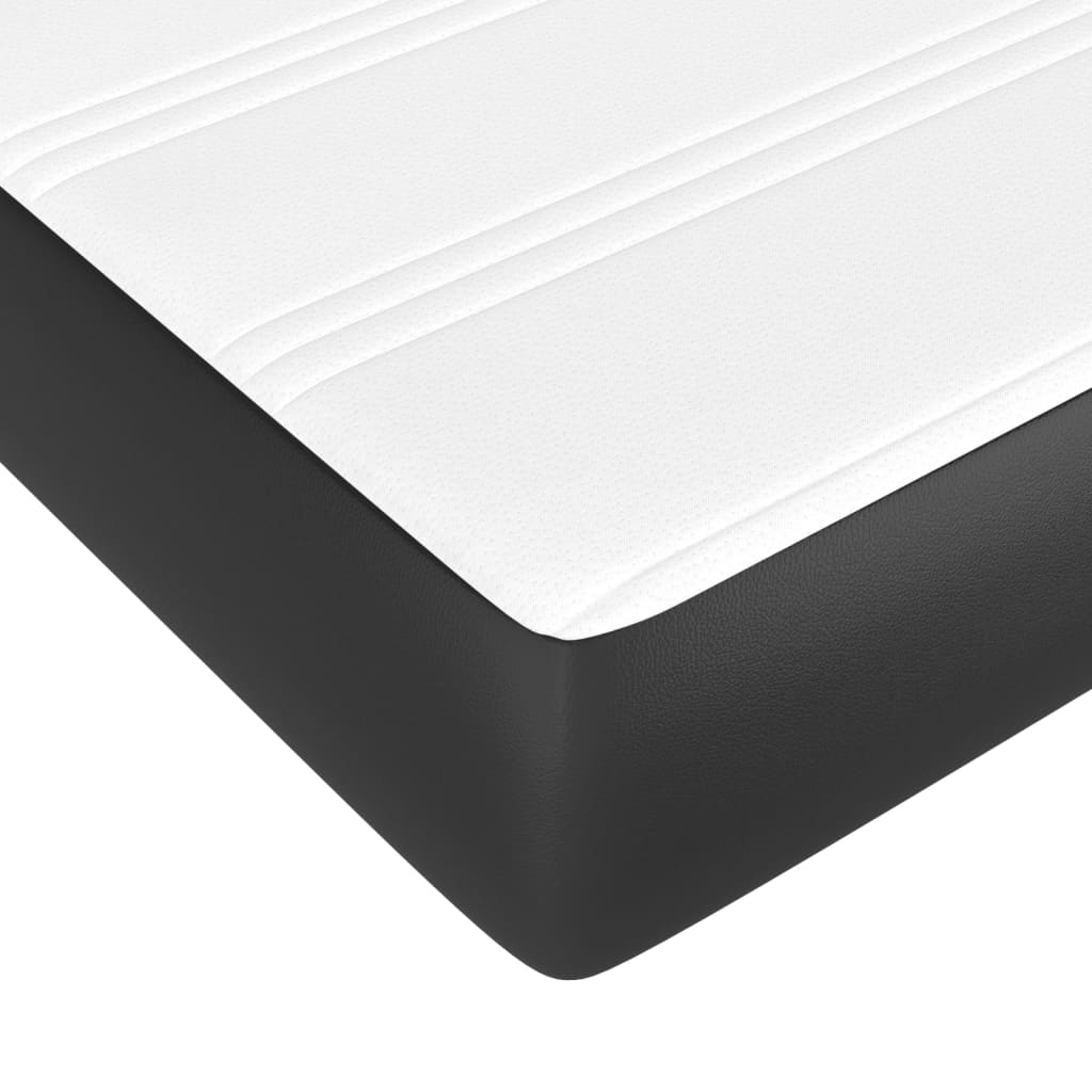 Box Spring Bed With Mattress 100X200 Cm Faux Leather