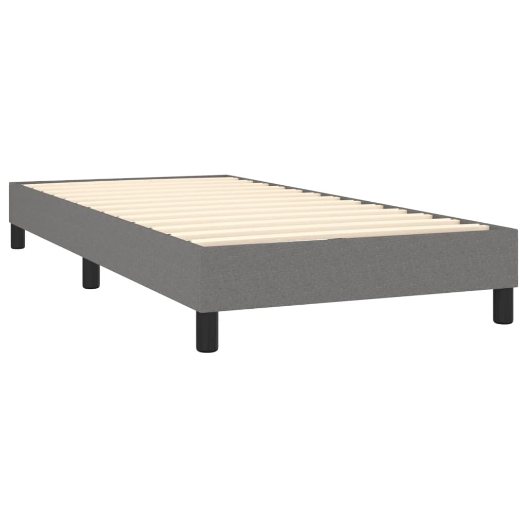 Box Spring Bed With Mattress 100X200 Cm Fabric