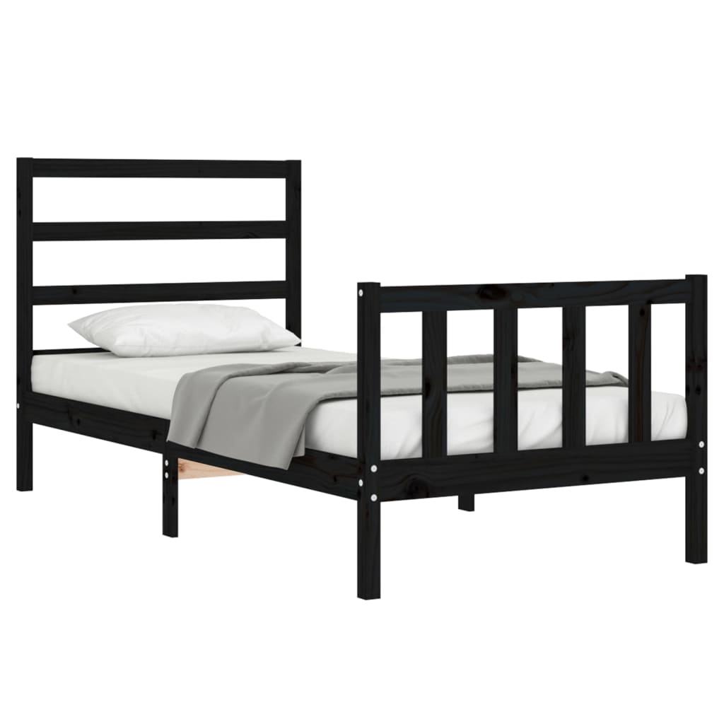 Bed Frame Without Mattress Solid Wood Pine