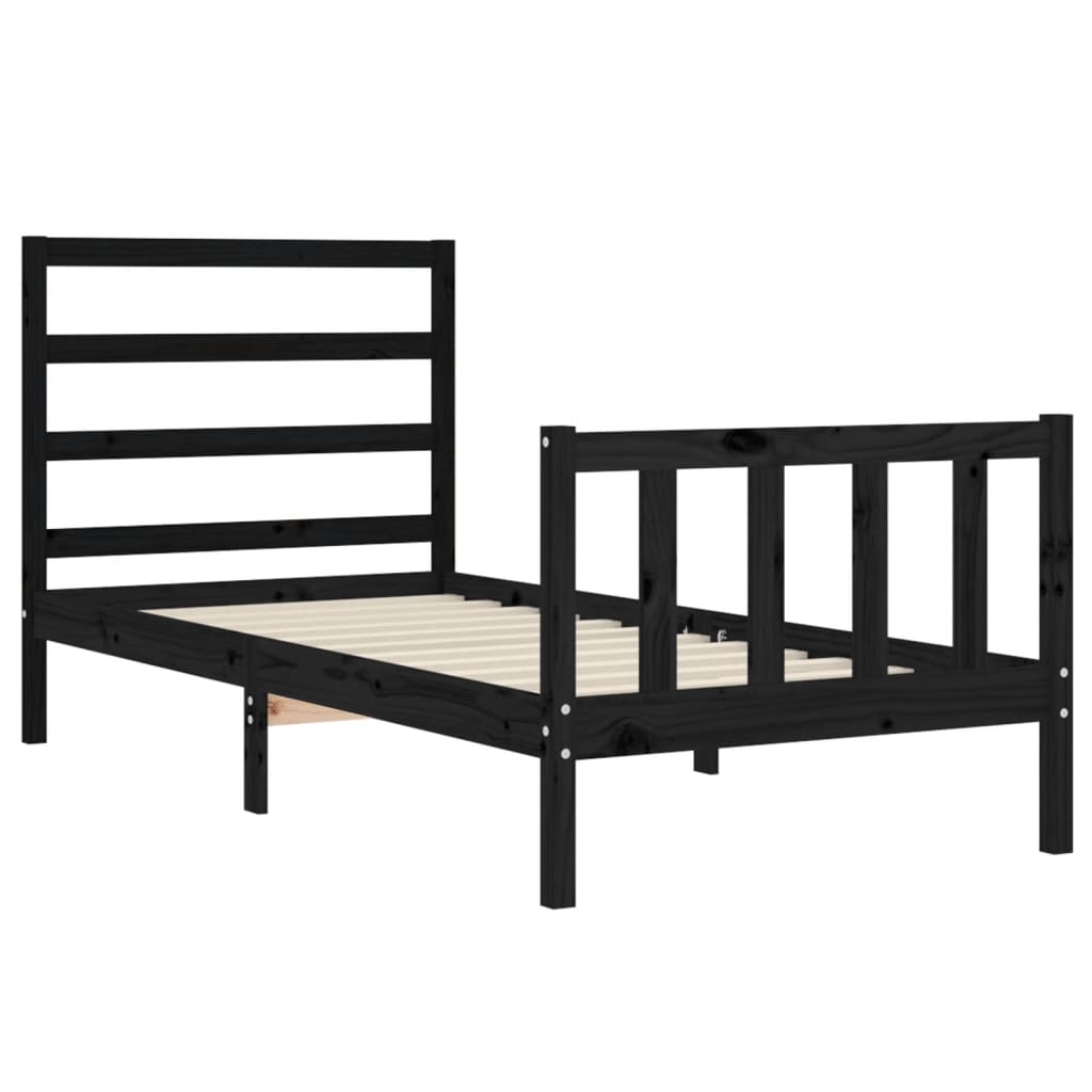 Bed Frame Without Mattress Solid Wood Pine