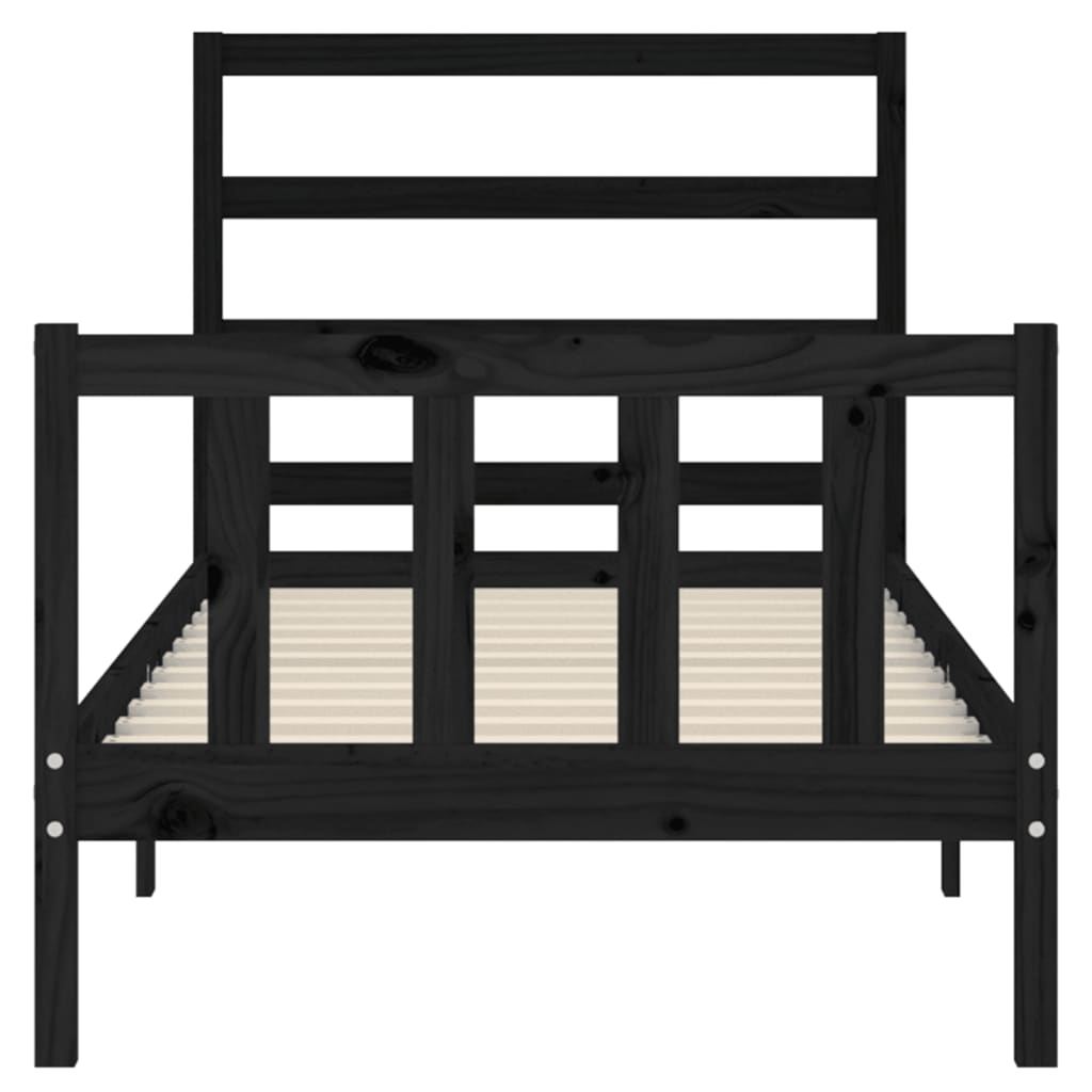 Bed Frame Without Mattress Solid Wood Pine