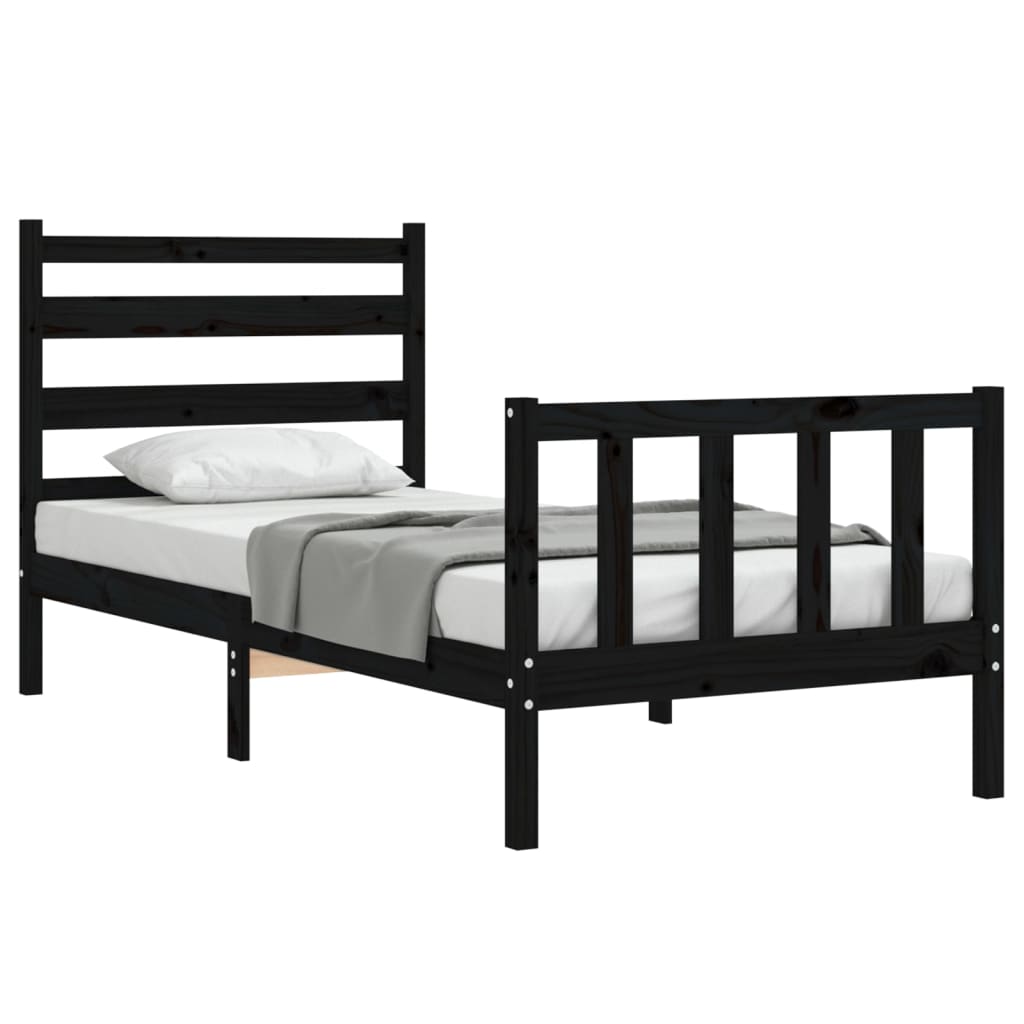 Bed Frame Without Mattress Solid Wood Pine