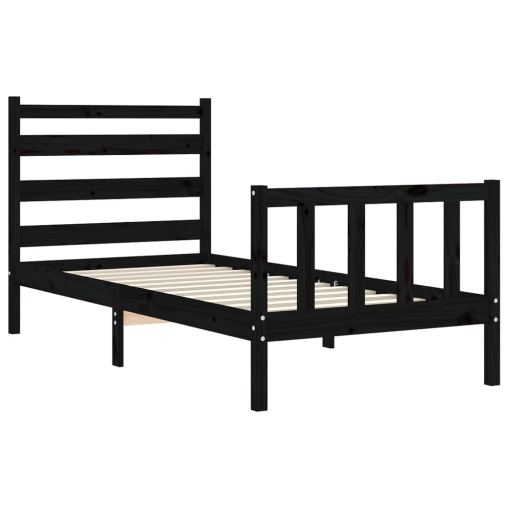 Bed Frame Without Mattress Solid Wood Pine