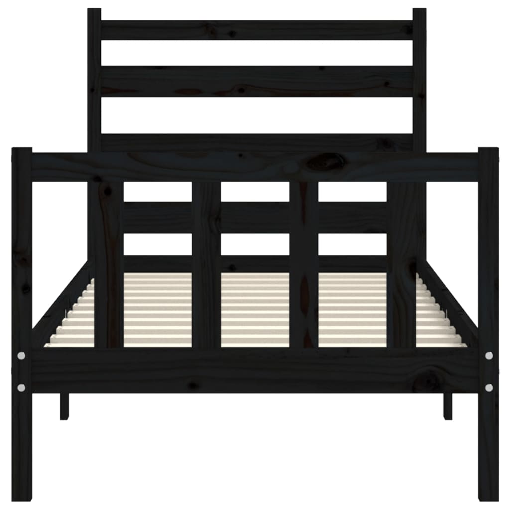 Bed Frame Without Mattress Solid Wood Pine