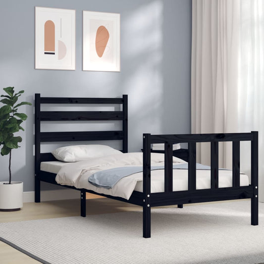 Bed Frame Without Mattress Solid Wood Pine