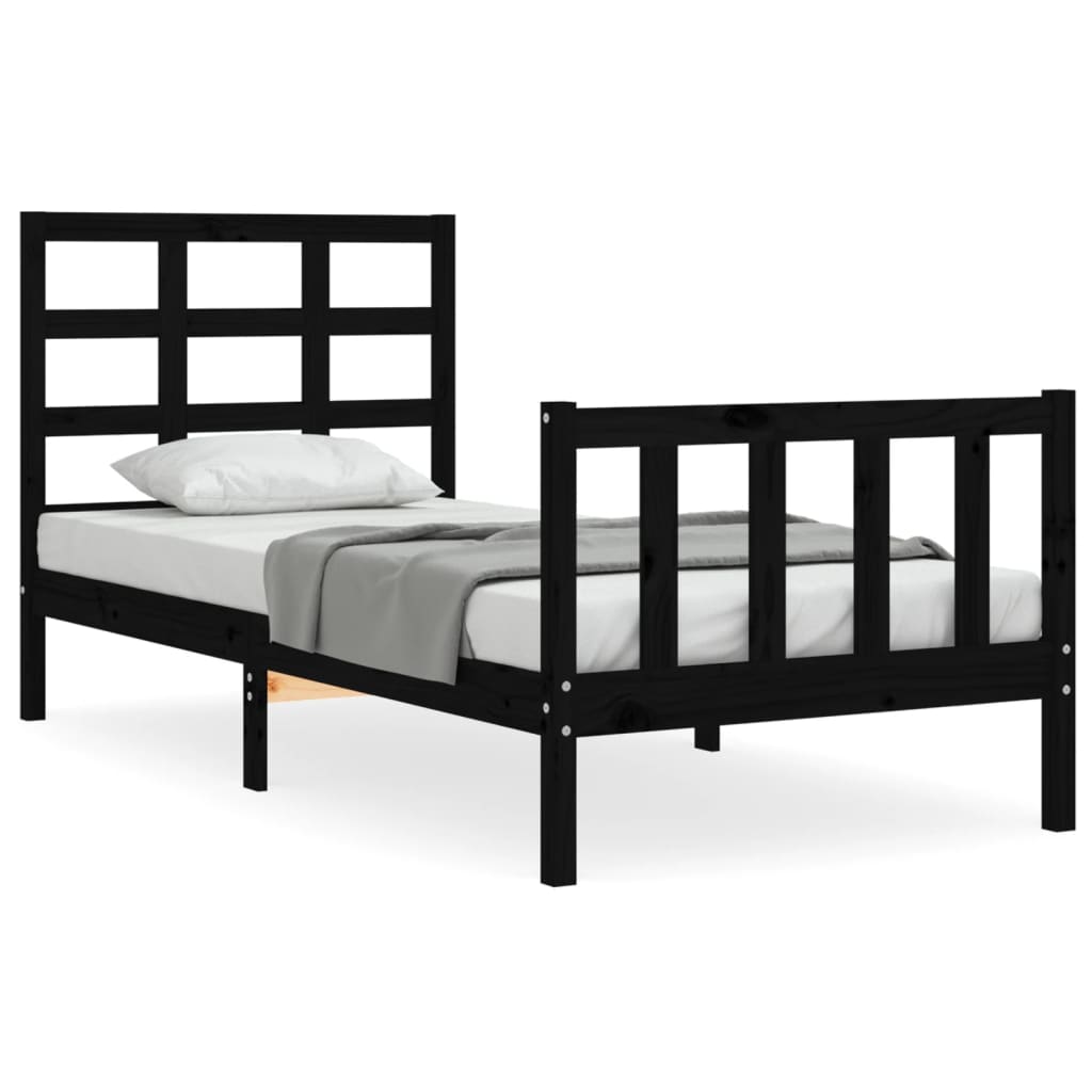 Bed Frame Without Mattress Solid Wood Pine