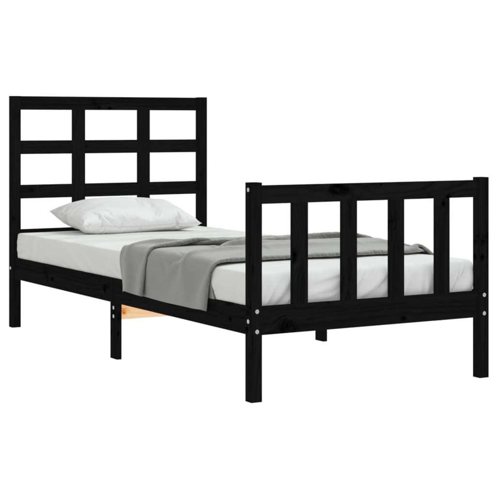Bed Frame Without Mattress Solid Wood Pine