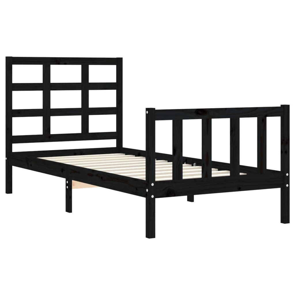 Bed Frame Without Mattress Solid Wood Pine