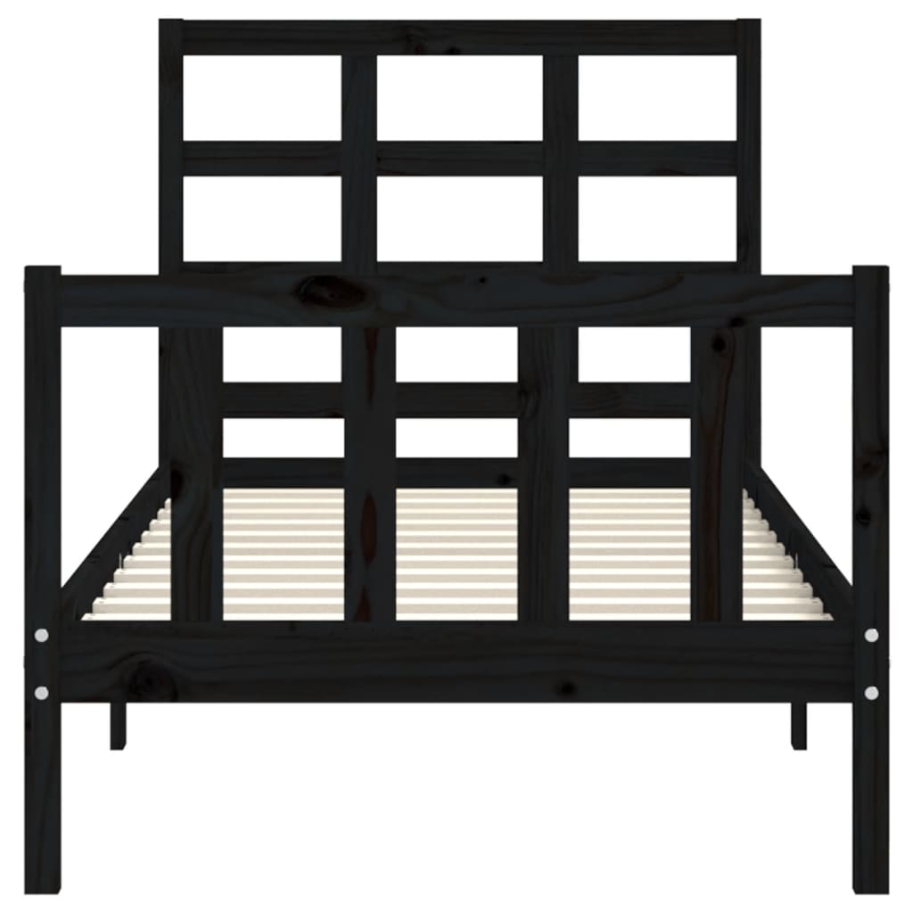 Bed Frame Without Mattress Solid Wood Pine