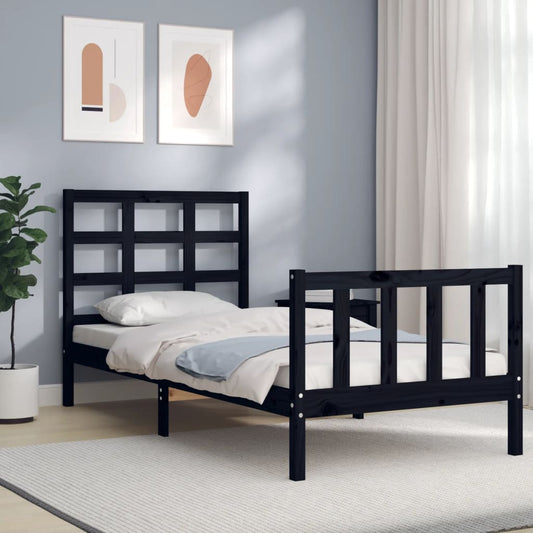 Bed Frame Without Mattress Solid Wood Pine