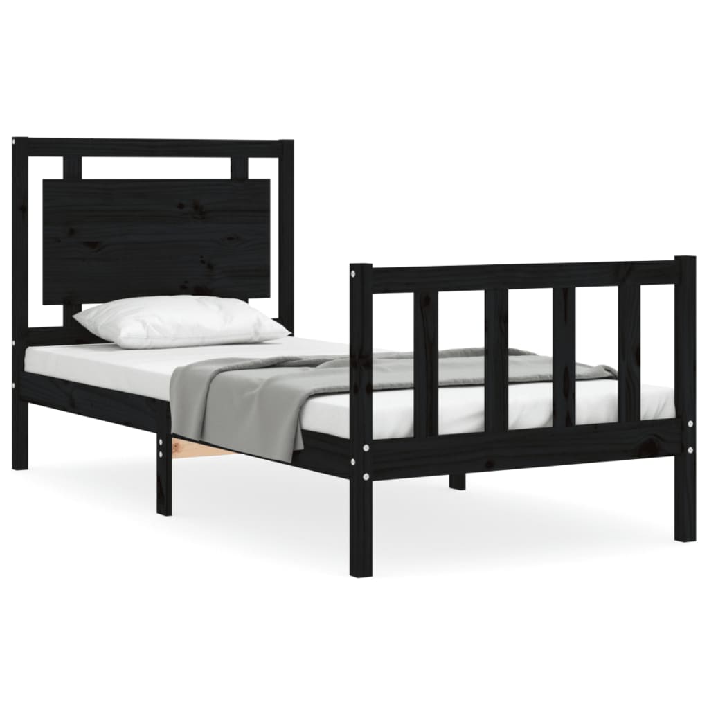 Bed Frame Without Mattress Solid Wood Pine