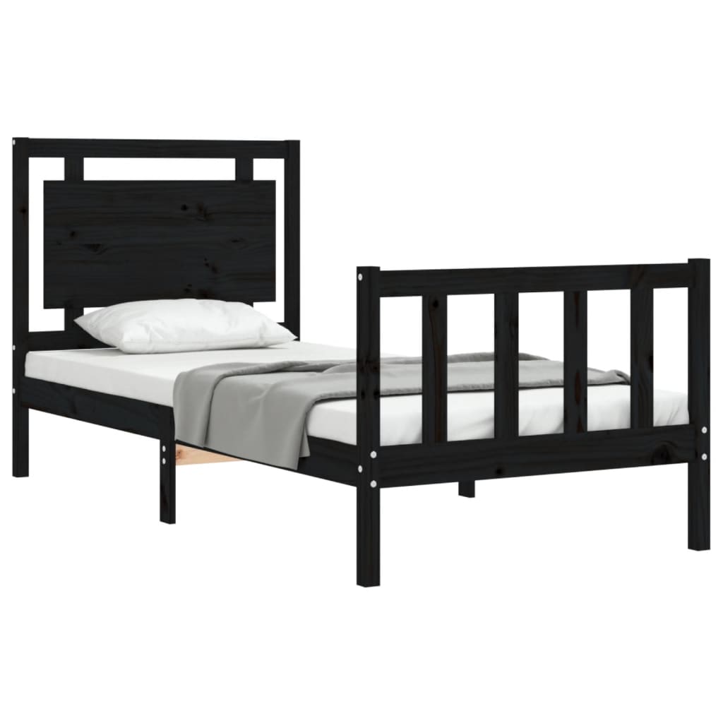 Bed Frame Without Mattress Solid Wood Pine