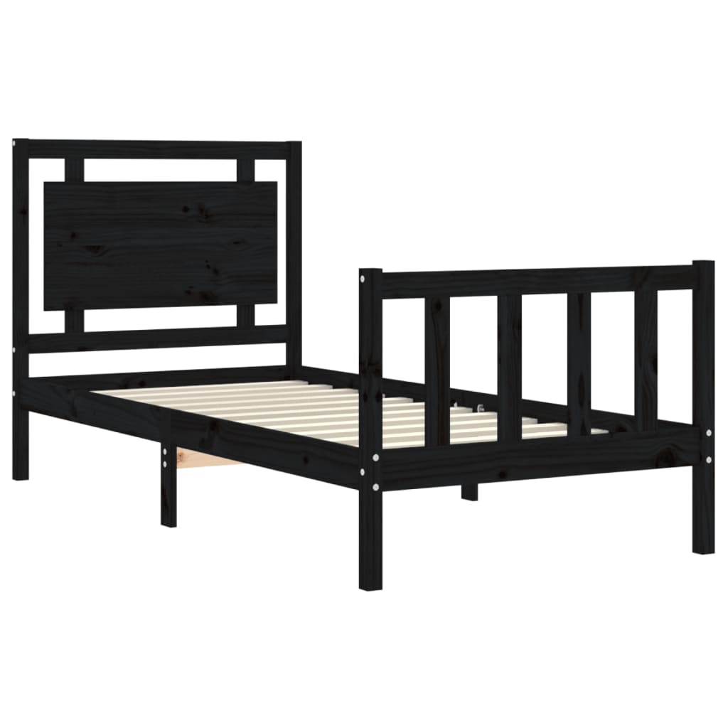 Bed Frame Without Mattress Solid Wood Pine