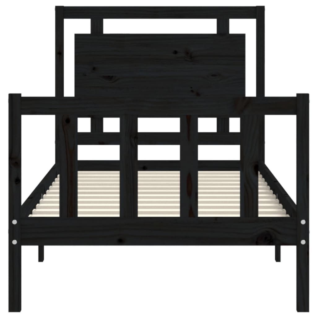 Bed Frame Without Mattress Solid Wood Pine