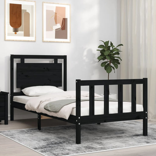 Bed Frame Without Mattress Solid Wood Pine