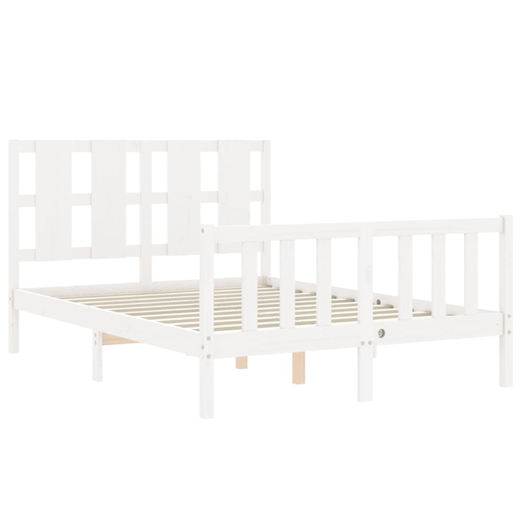 Bed Frame Without Mattress Solid Wood Pine