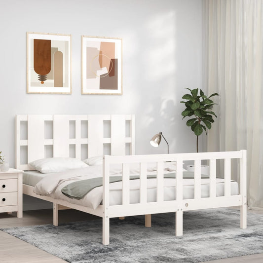 Bed Frame Without Mattress Solid Wood Pine
