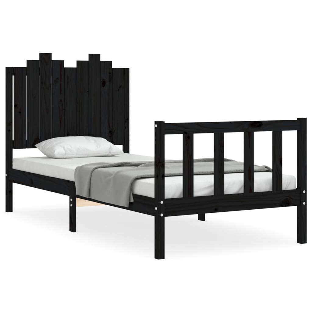 Bed Frame Without Mattress Solid Wood Pine