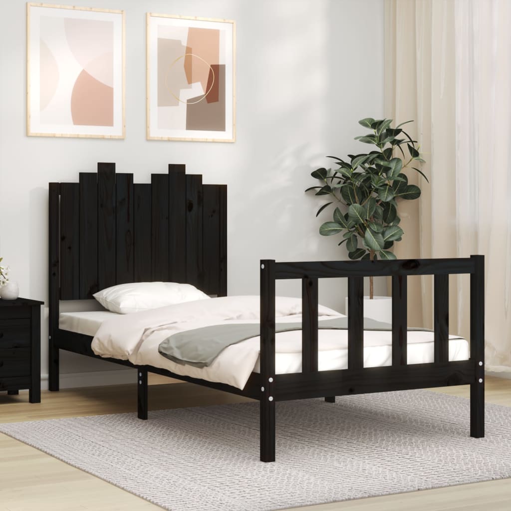 Bed Frame Without Mattress Solid Wood Pine