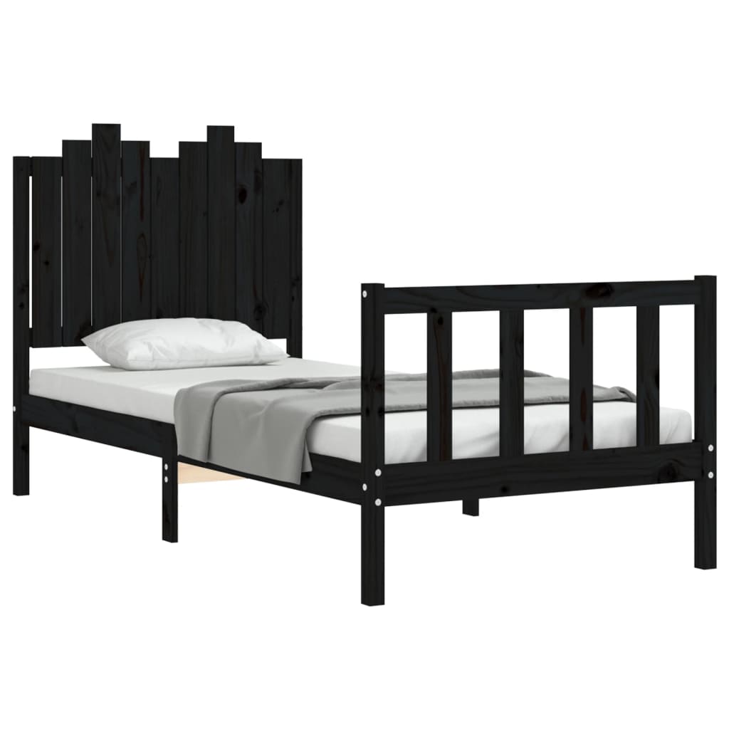 Bed Frame Without Mattress Solid Wood Pine