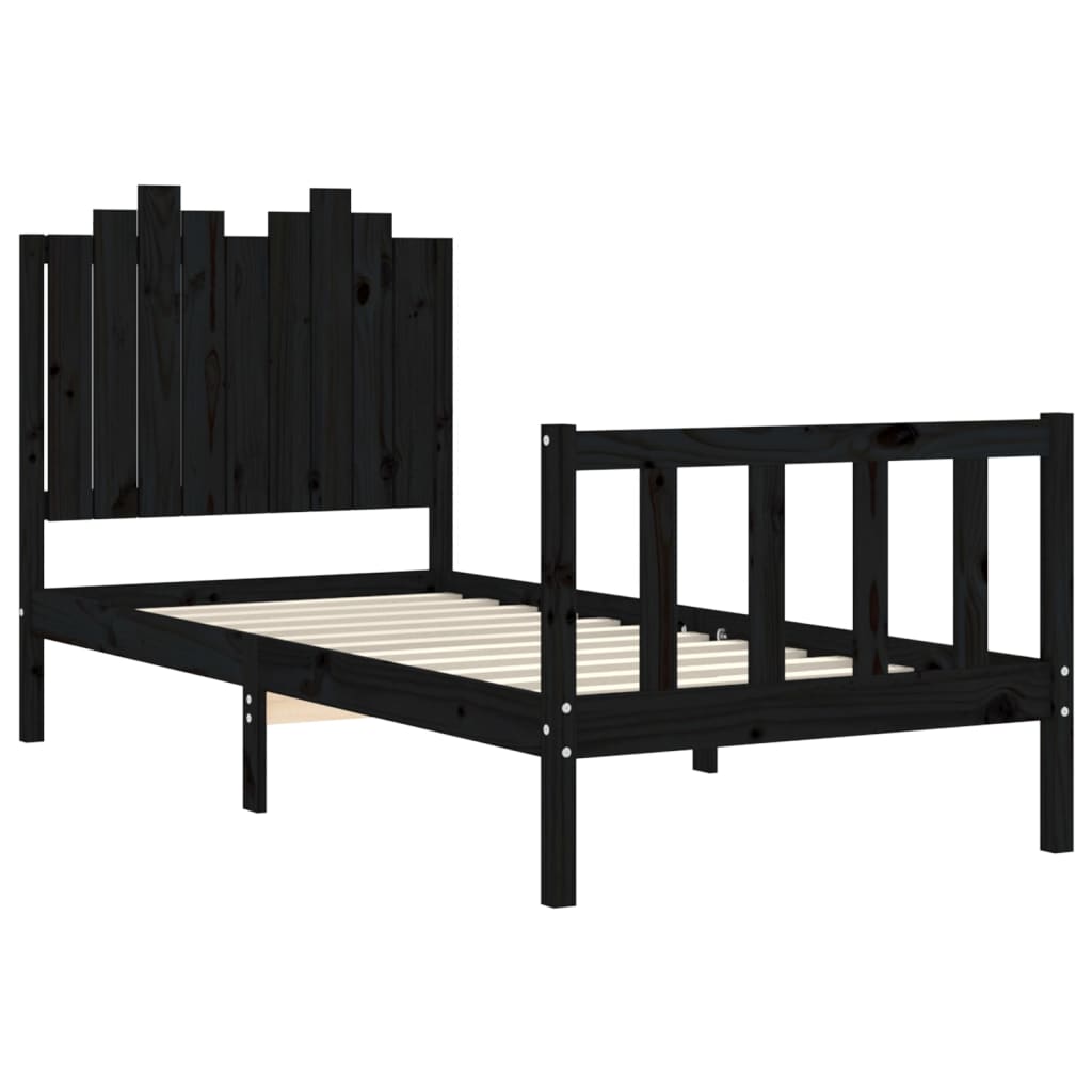 Bed Frame Without Mattress Solid Wood Pine
