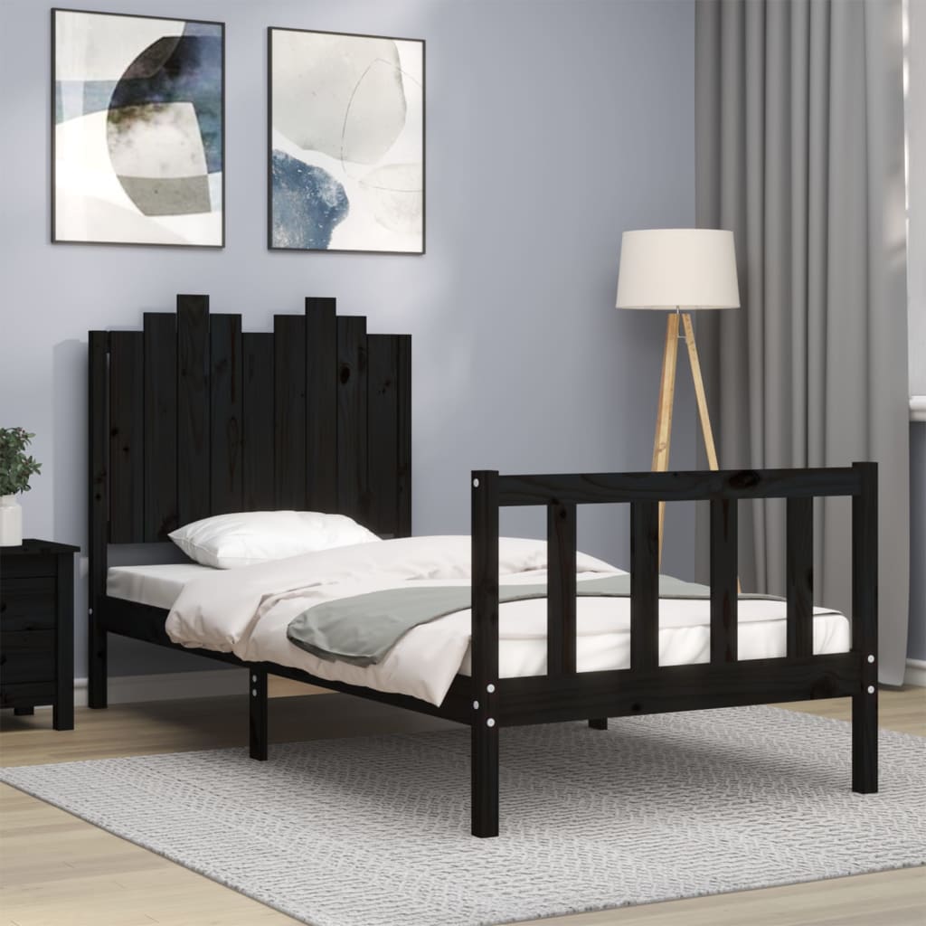 Bed Frame Without Mattress Solid Wood Pine