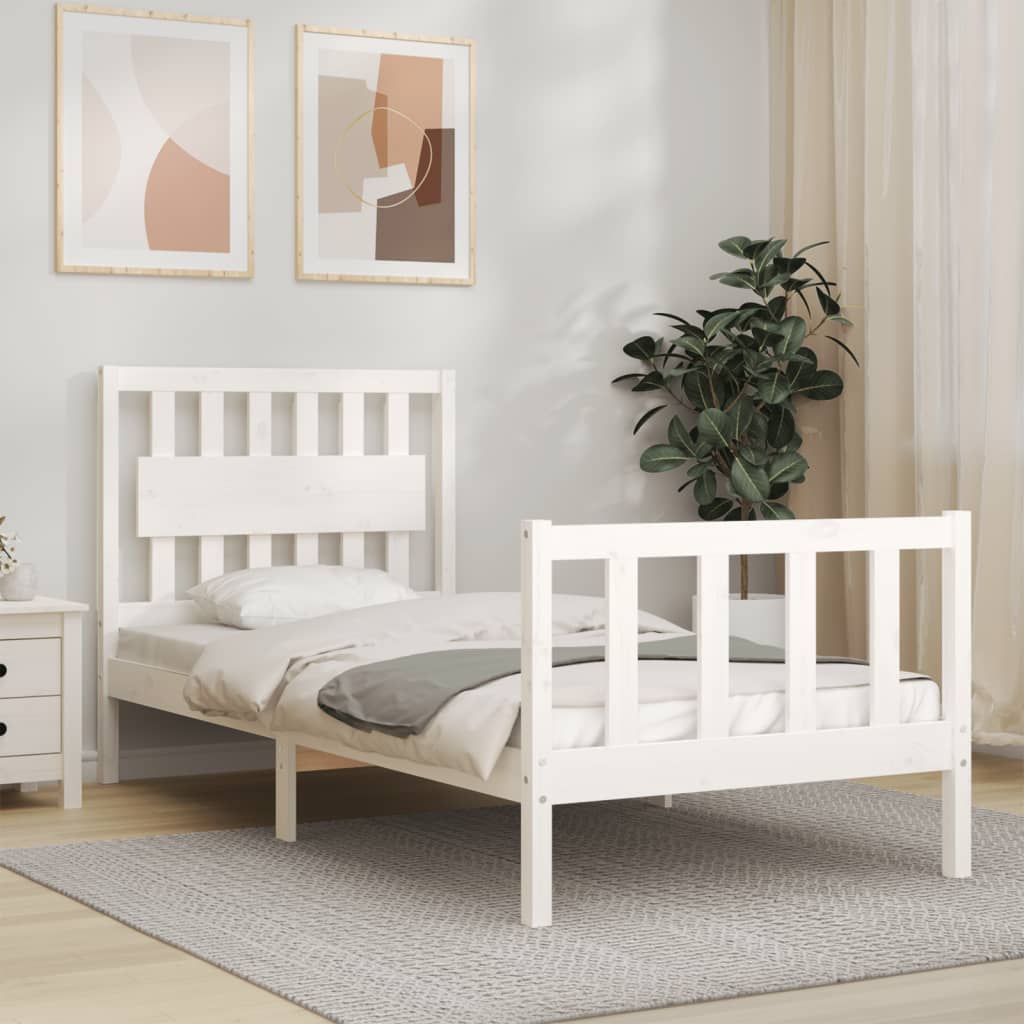 Bed Frame Without Mattress Solid Wood Pine