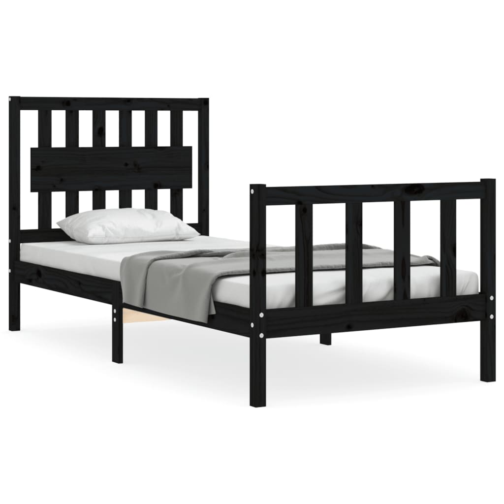 Bed Frame Without Mattress Solid Wood Pine
