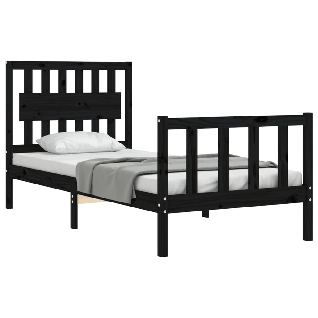 Bed Frame Without Mattress Solid Wood Pine