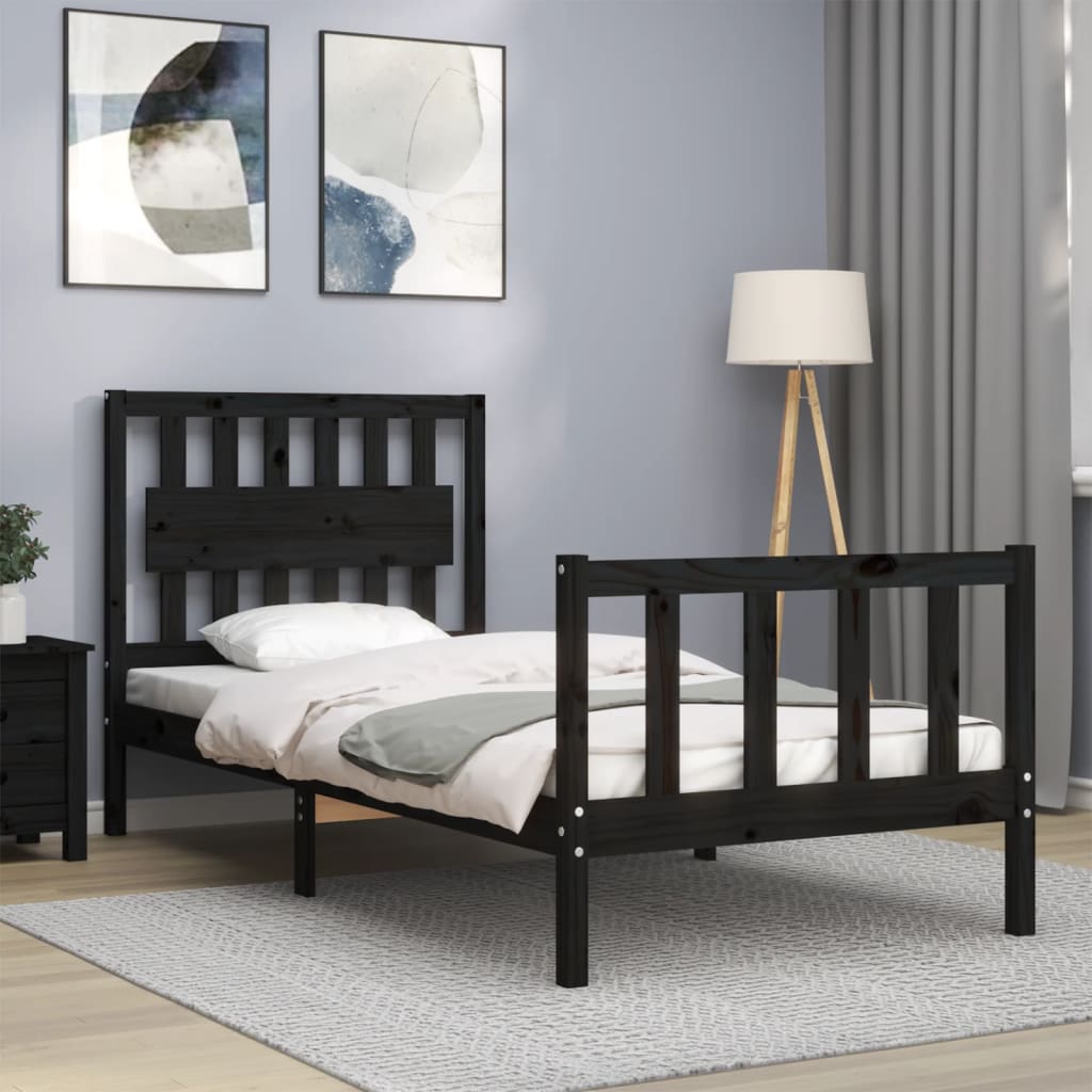 Bed Frame Without Mattress Solid Wood Pine
