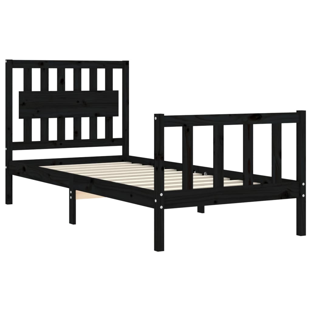 Bed Frame Without Mattress Solid Wood Pine